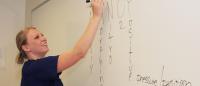 Instructor at White Board